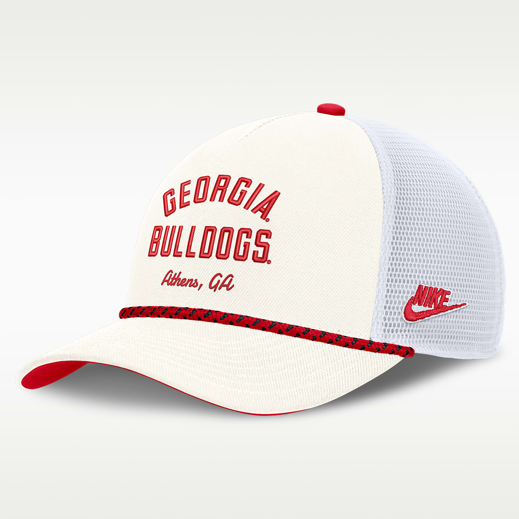 Georgia Denim Men's Nike College Trucker Adjustable Hat. Nike.com
